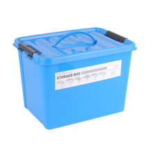 Caja de almacenaje plástica del color sólido del HDPE con la manija (SLSN053)